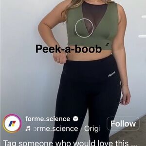 Forme Radiance Bra - Not ForMe Peek-A-Boob!